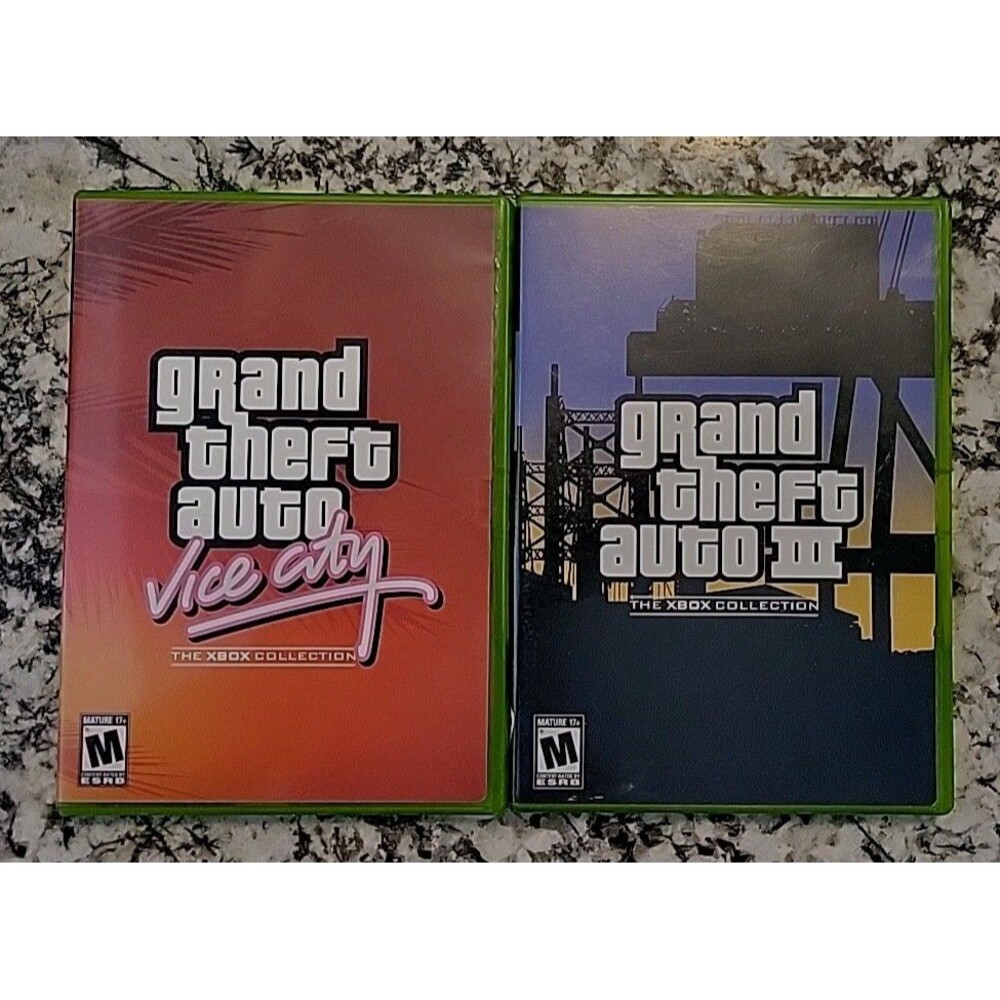 OG Xbox: Grand Theft Auto Double Pack (GTA III & GTA Vice City) No Outter Box